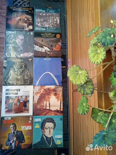 Виниловые пластинки-классика (23 шт. long Playев:)