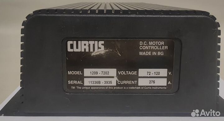 Блок управления curtis model 1209-7202, 72-120 v