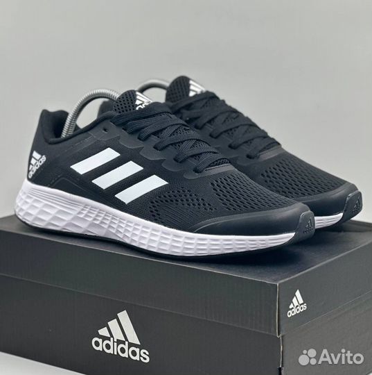 Кроссовки Adidas черные 41 42 43 44 45 46 размеры