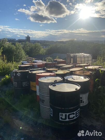 Бочки металлические 200 л с крышкой