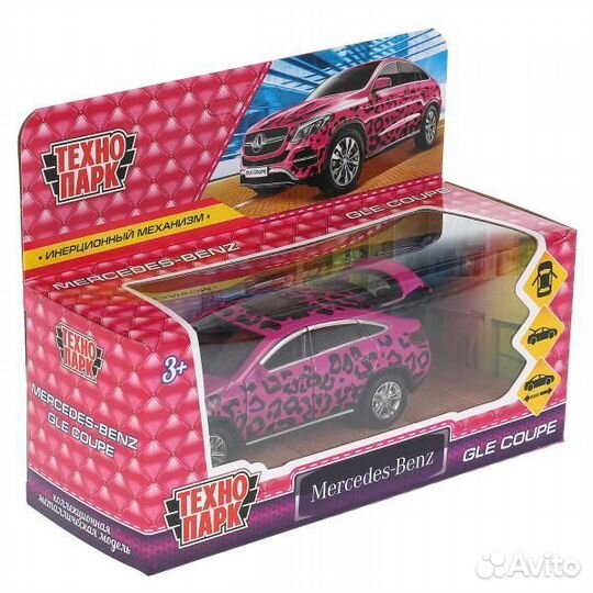 Машина Технопарк металл Mercedes-Benz GLE Coupe дл