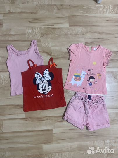 Вещи пакетом на девочку 3-4 года