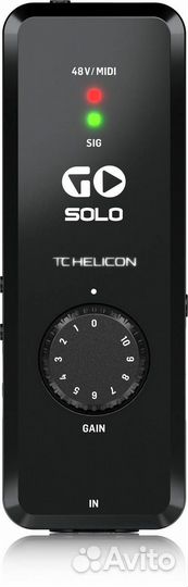 Аудиоинтрефейс TC helicon Go Solo