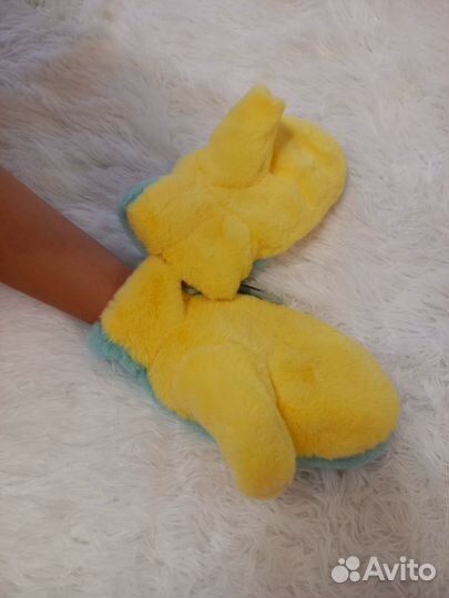 Варежки меховые новые зимние