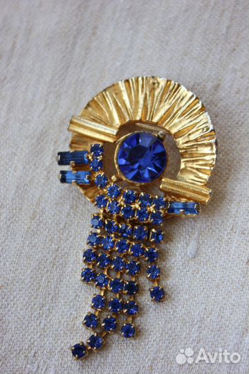 Брошь Чехословакия. Бижутерия Винтаж СССР