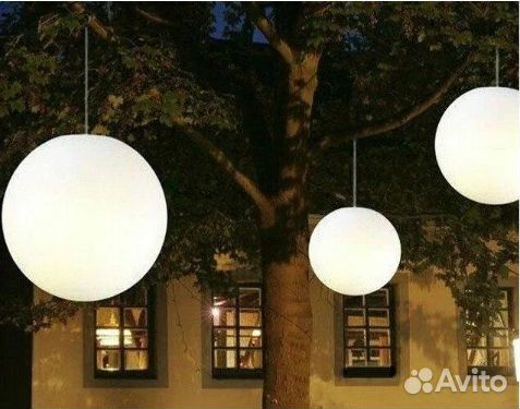 Светодиодный светильник шар 40 см RGB IP65 220 В