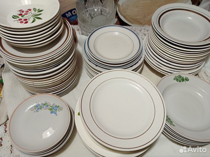 Тарелки новые и б/у