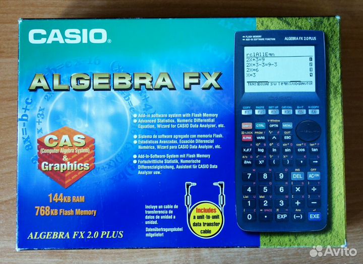 Калькулятор Casio algebra 2.0 Plus
