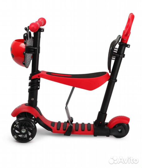 Самокат трехколесный