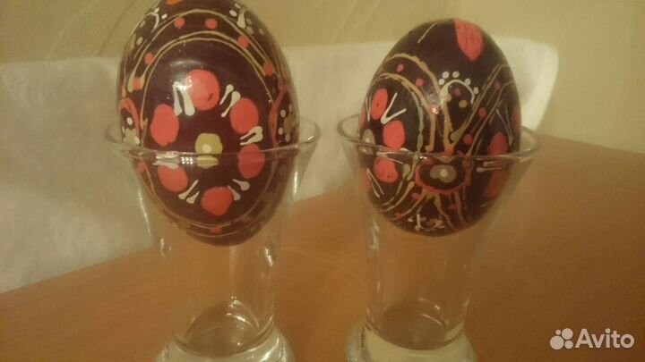 Набор пасхальных яиц из дерева