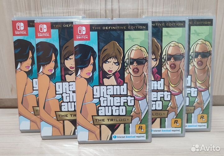 Grand theft Auto the trilogy nintendo switch новые