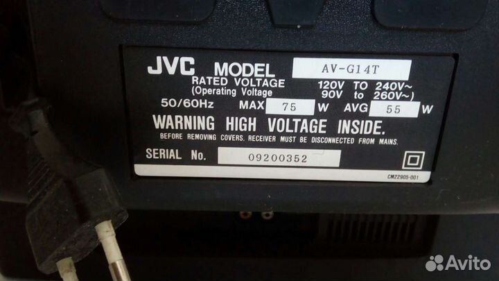 Телевизор JVC 14 дюймов
