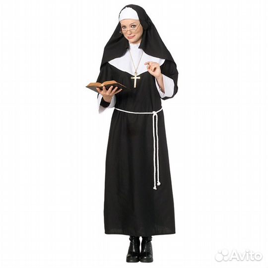 Карнавальный костюм монашки длинное, в разных разм