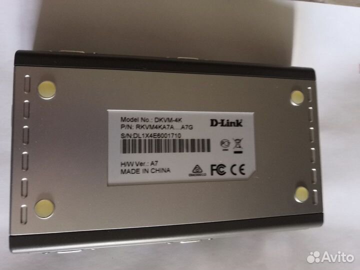 D-Link dkvm-4U 4-портовый KVM переключатель