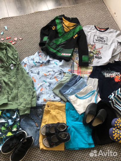 Вещи пакетом на мальчика 98 104 110