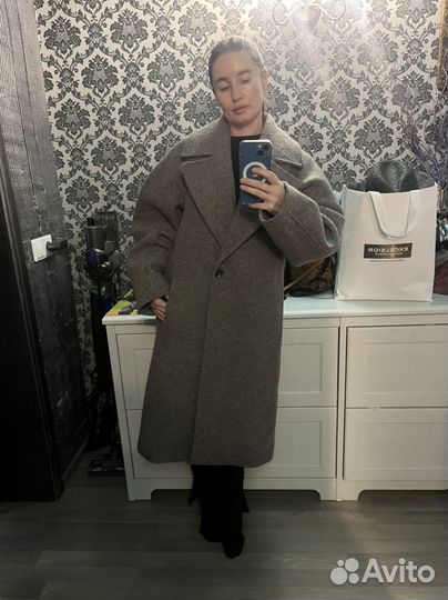 Пальто HM premium 100% шерсть