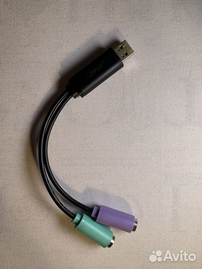 USB адаптер переходник конвертер на PS2 (PS/2)