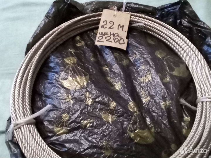 Трос нержавейка. Диаметр 5 ммавиационный