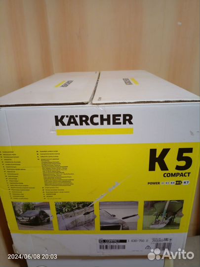 Мойка высокого давления karcher к 5 compact