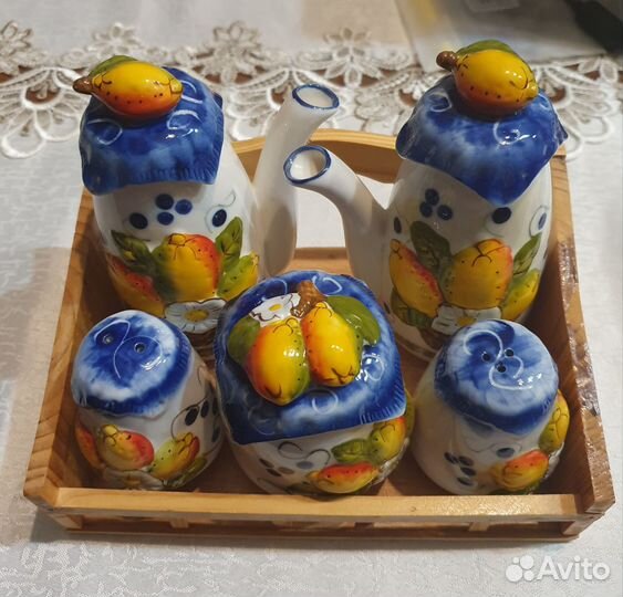 Набор для специй керамика