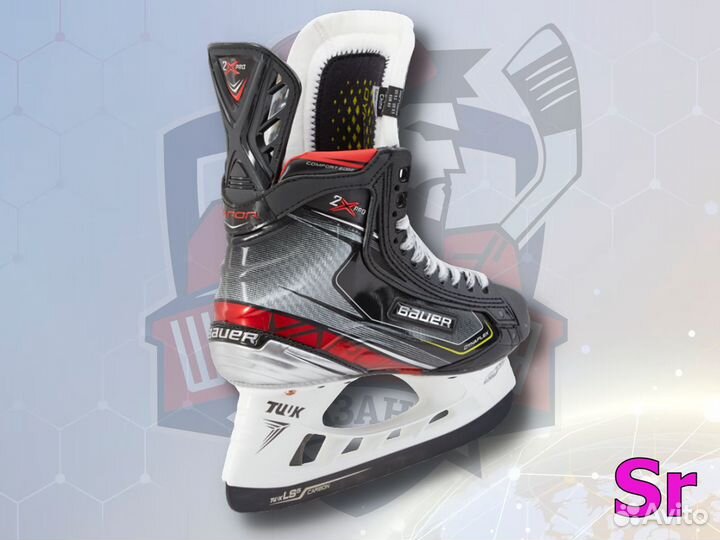 Коньки хоккейные Bauer Vapor 2x Pro Sr (6ee,6.5d)