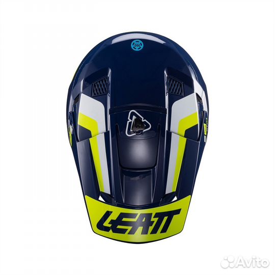 Мотошлем Leatt Moto 3.5 Helmet Kit (Blue, L, 2024