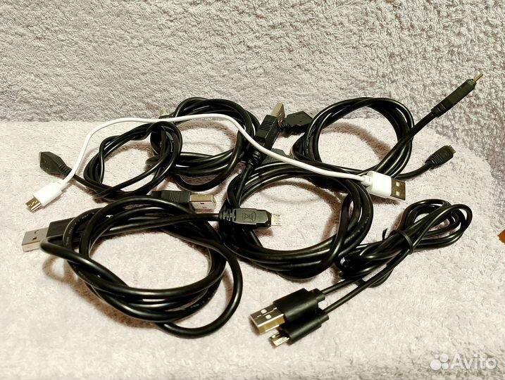 Кабель micro-usb 7 штук