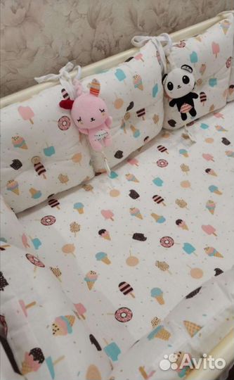 Бортики в детскую кроватку