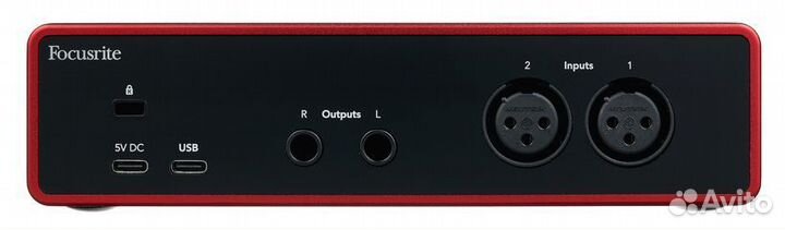 Аудиоинтерфейс Focusrite Scarlett 2i2 4th Gen