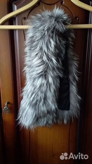Меховой воротник чернобурка,норка, песец.енот