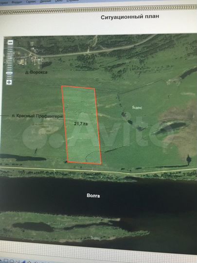Участок 21,7 га (СНТ, ДНП)