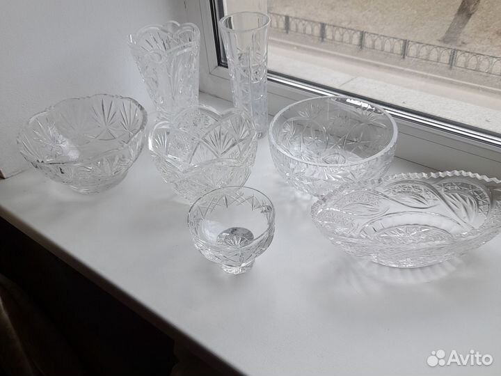 Хрустальная вазочка