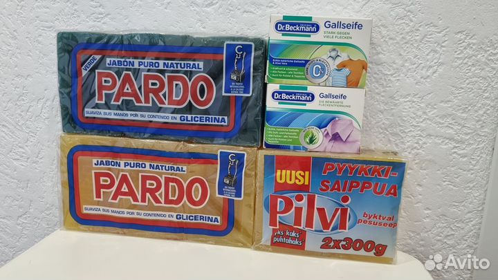 Мыло - пятновыводитель из Финляндии