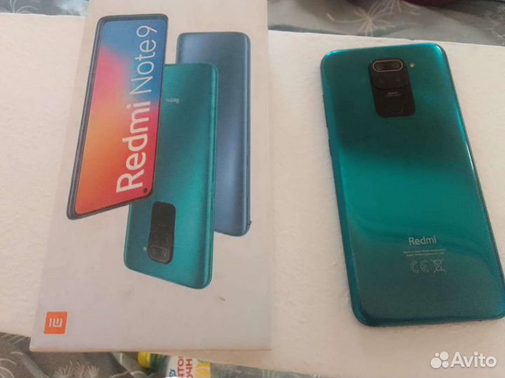 Телефон Xiaomi redmi note 9 3/64