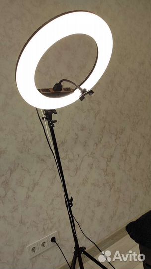 Лампа кольцевая 45 см