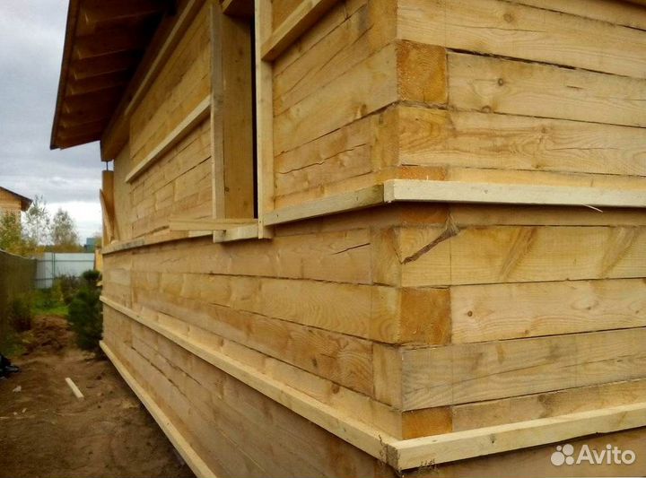 Дом из бруса обрезного