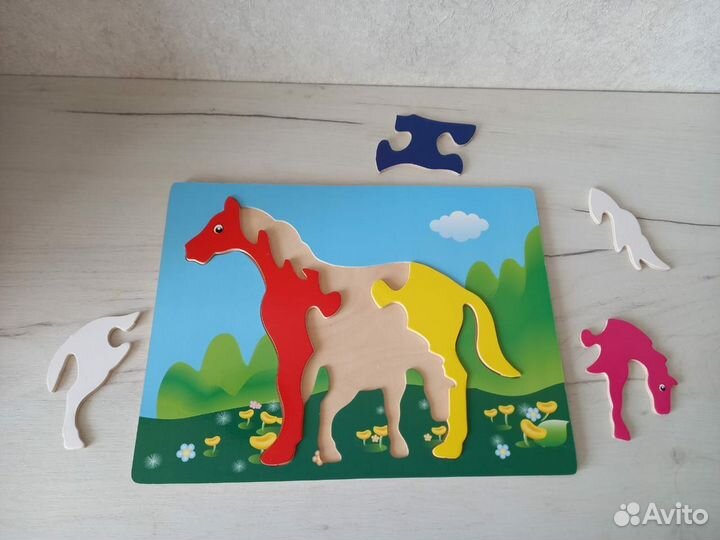 Деревянные пазлы