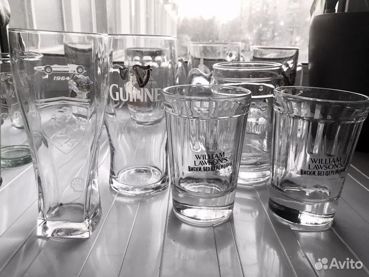 Пивные кружки раритетные, стаканы для рома