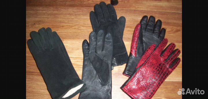 Перчатки разные,3 пары