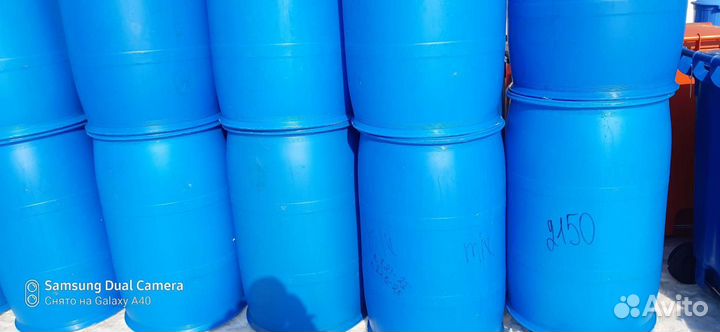 Бочка пластика 227литр 65л 127л 165л доставка ест