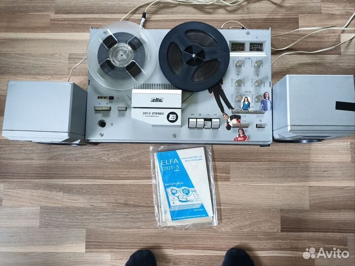 Катушечный магнитофон elfa 201-3