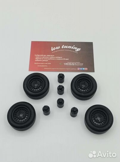 Моделизм 1:18 тюнинг BMW диски Крабы 3Д печать