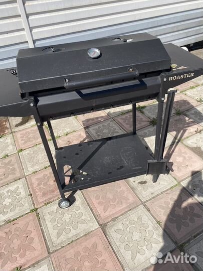 Мангал с печью под казан