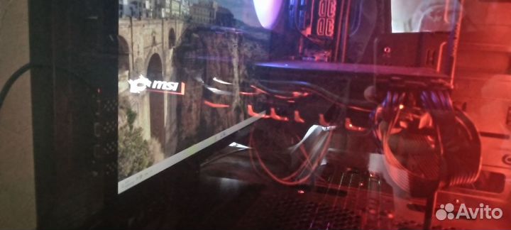 Игровой компьютер с монитором полный комплект