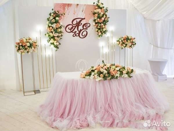 Оформление свадебного зала