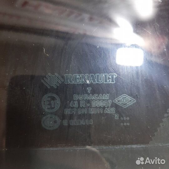 Форточка двери задняя левая Renault Fluence 2012