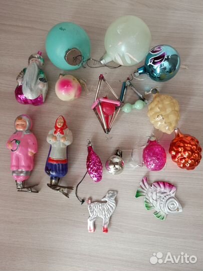 Елочные игрушки СССР