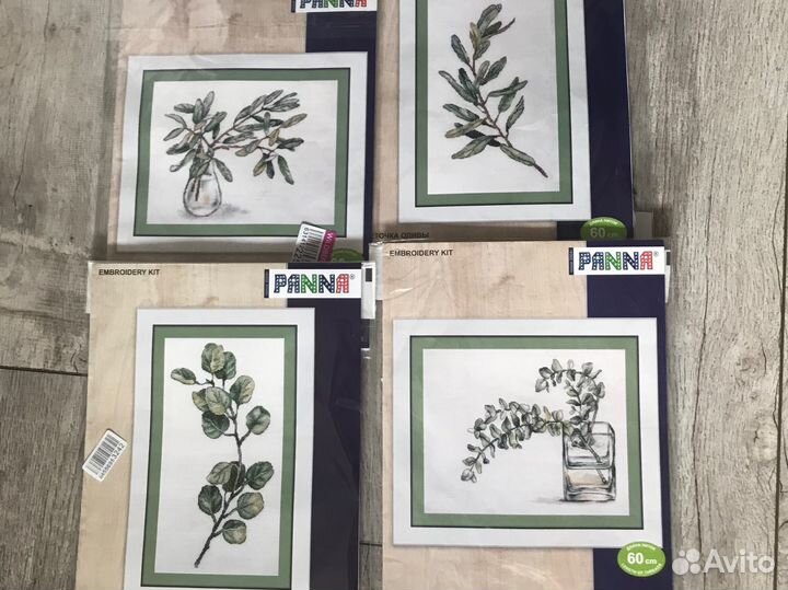 Остатки набора для вышивания крестиком