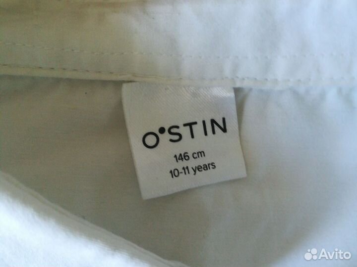 Белые блузки и рубашка 140-146