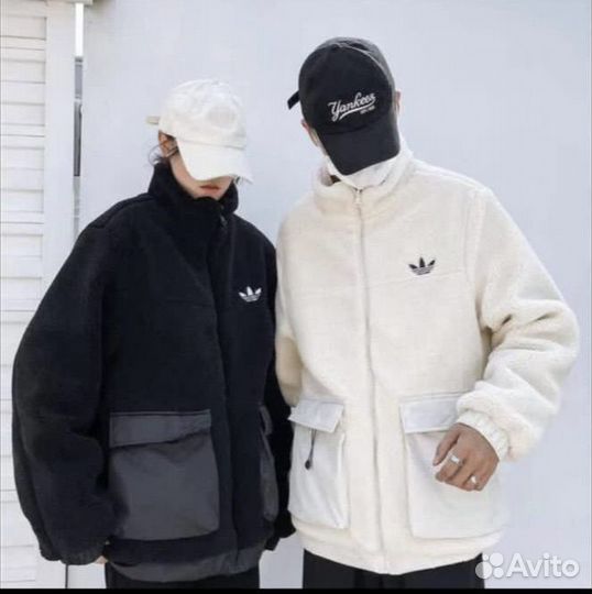 Куртка адидас двухсторонняя